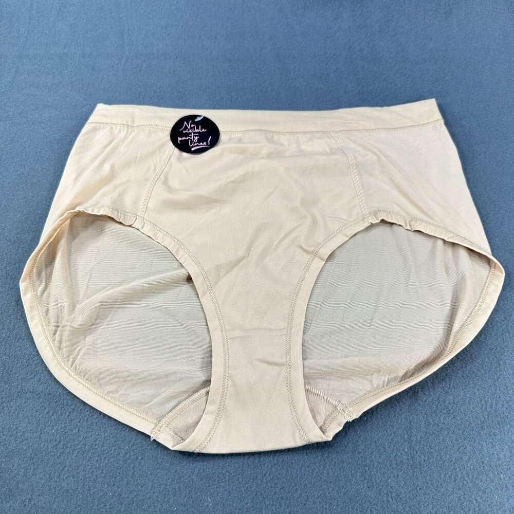 Bali Women's Size 2XL Panty Hi Cut Smoothing Beige New With Tags